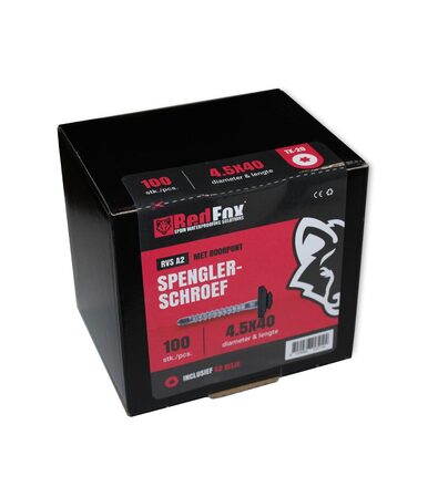 spenglerschroeven zwart