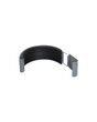 Dakgoot verbindstuk met rubber RAL 7024 2