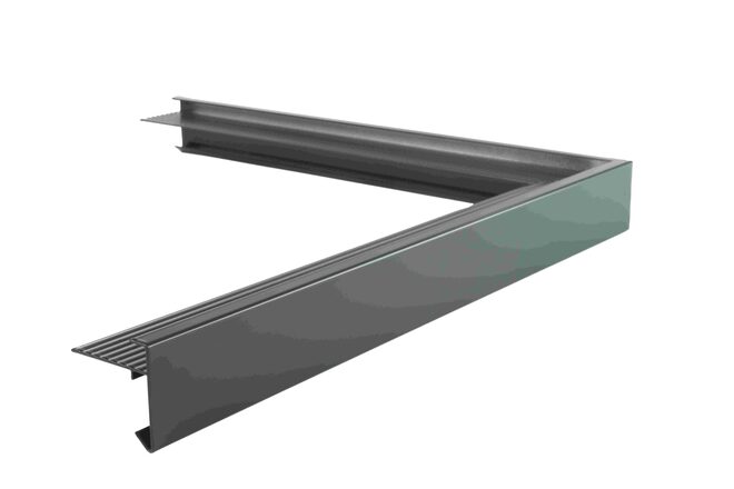 Daktrim-standaard-45x45-Lengte-250cm-antraciet-afwerking-epdm-dakranden-buitenhoek