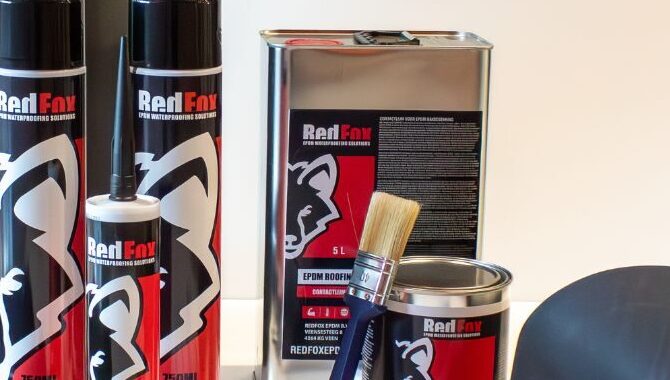 Contactlijm voor EPDM dakbedekking