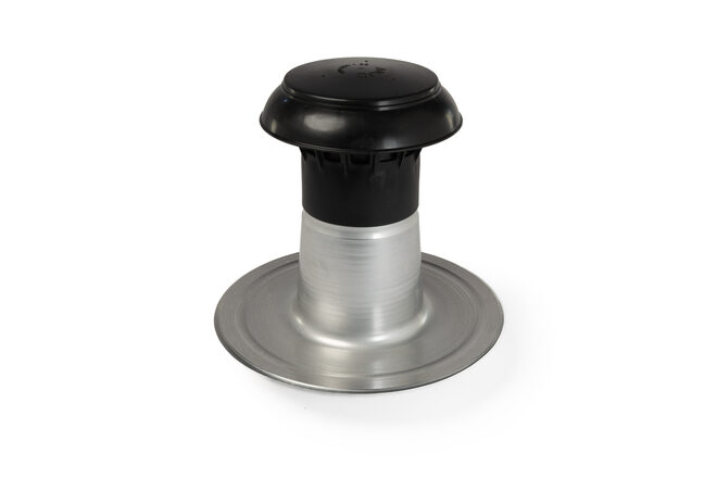platdakontluchting_aluminium_dubbelwandig_compleet_kunststof_kap_110125mm