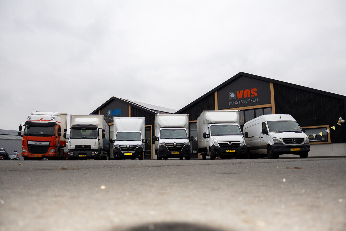 Het vervoer van ons bedrijf