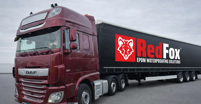 vrachtwagen met trailer