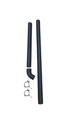 Dakdoorvoerpakket 90mm rond  – RAL9005