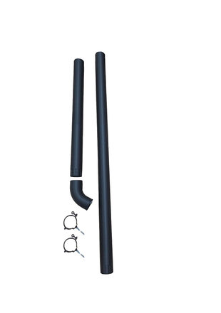 Dakdoorvoerpakket 90mm rond  – RAL9005